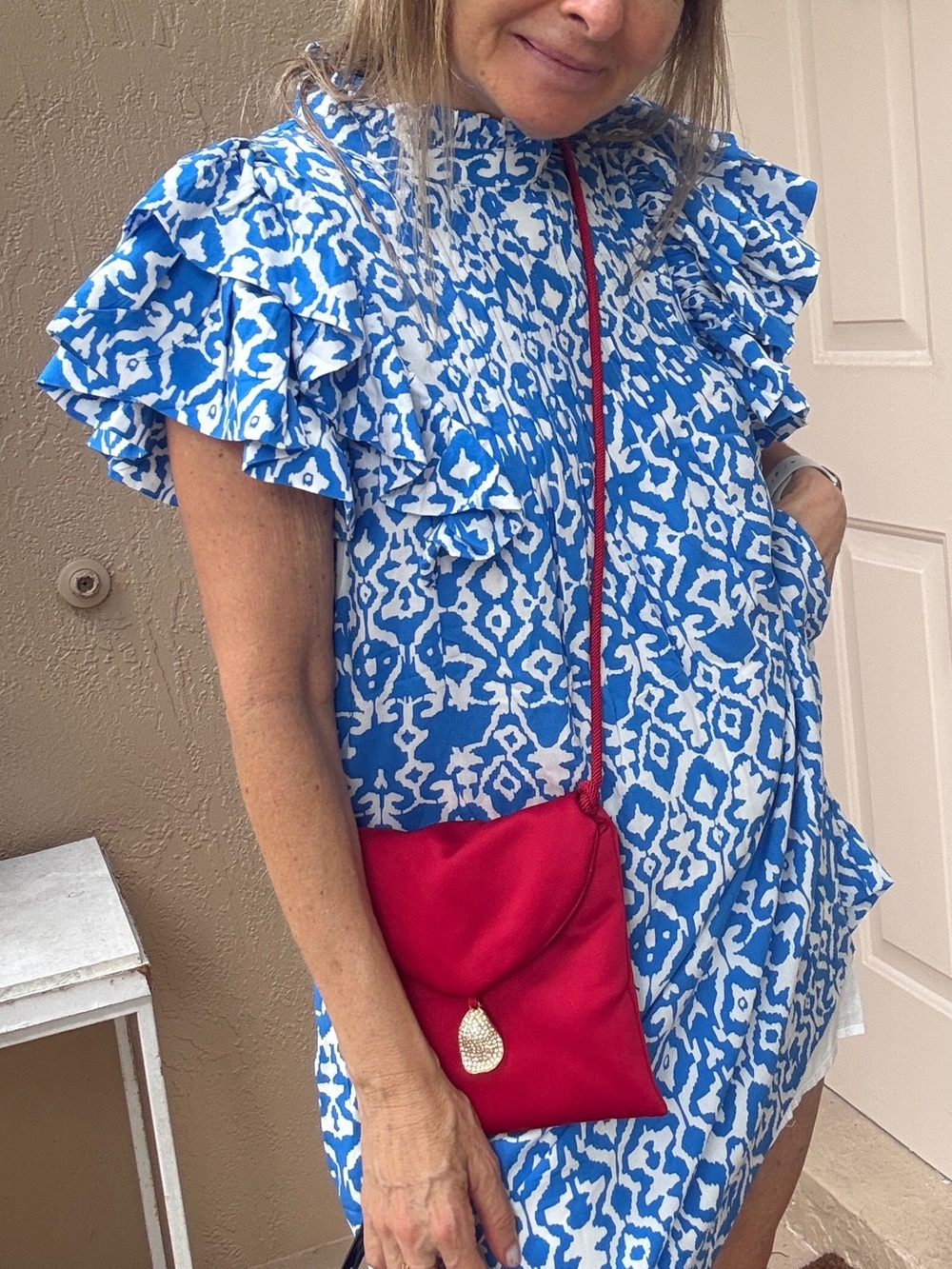 Tuckernuck Ruffled Shoulder Mini Dress - Picture 4 of 6